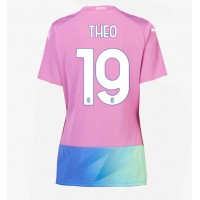 AC Milan Theo Hernandez #19 Tredjetrøje Dame 2023-24 Kortærmet
